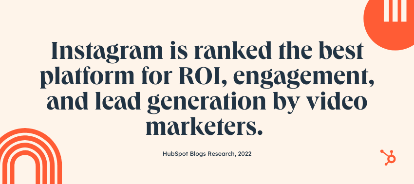 Instagram: best video marketing channel in 2022